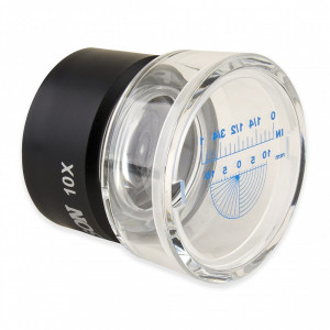Lupa de focalizare LumiLoupe, putere 10x cu lentile duble cu reticul Snap-On - Carson - Img 2