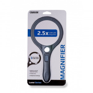 Lupa de mana Lume Series putere 2.5x/7x cu LED-uri COB, Carson - Img 4