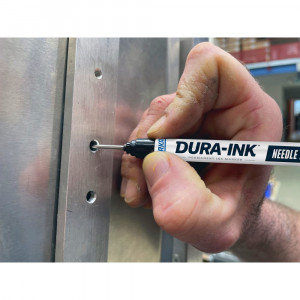 Marker cu cerneală permanentă, cu micro-varf prelungit, DURA-INK 5, Markal - Img 3