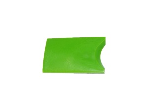 Material compozit pentru maner cutit G10 - 9.5 mm, Neon Green