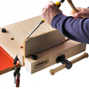 Menghina mobila Sjöbergs cu suprafata de lucru laminata din mesteacan, deschidere 110 mm - Img 16