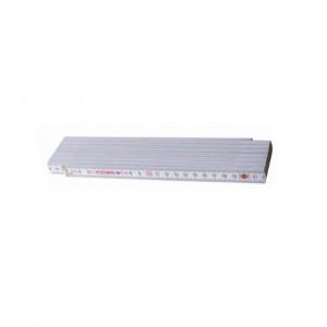 Metru lemn fag, imbinari plastic 1-3 m - Img 2