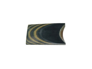 Micarta Canvas (foaie de cort) Natural/Black 2/2- 9.5 mm, pentru maner de cutit