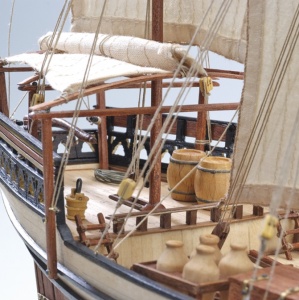 Navomodel Arab Dhow Sultan, scara 1:60 Kit model de nava din lemn - Artesania Latina - Img 6