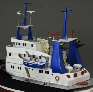 Navomodel Tugboat Atlantic, scara 1:50 Kit model de nava din lemn si ABS navigabil (compatibil R/C) - Artesania Latina - Img 4