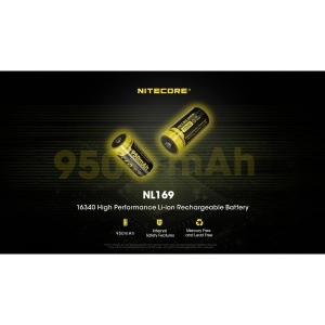 Nitecore NL169 Acumulator RCR123A 950mAh - Img 3