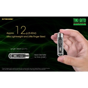 Nitecore TIKI GITD - Lanterna Breloc Fosforescenta - Img 10