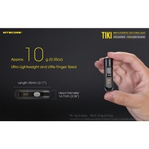 Nitecore TIKI - Lanterna Breloc 300 Lumeni USB-C - Img 7