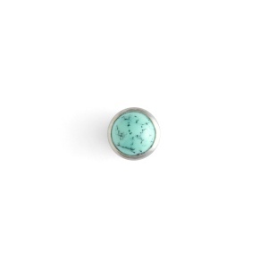 Nituri decorative cu piatra sintetica, cap bombat, fara nichel, set 10 buc - Tandy Leather - imagine 5