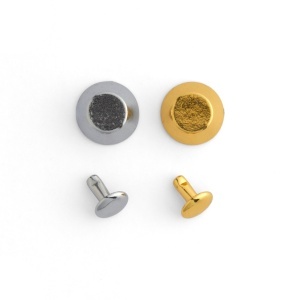 Picioruse metalice pentru genti, 12 mm, set 4 buc - Tandy Leather
