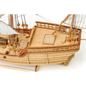 Pinta - Caravela lui Columb 1492, Navomodel Amati, Scara 1:65 Lungime 45cm - Img 6