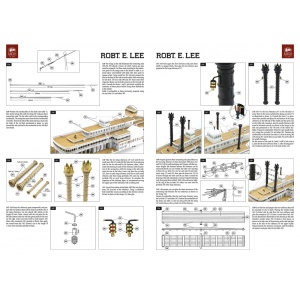 Planuri constructie navomodel Amati Robert E. Lee - Img 3
