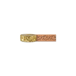 Roata de embosare margini piele Craftool 5,9 mm, model volute de vita (Vine Scroll) - Tandy Leather 8091-01 - Img 2