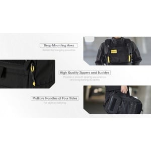 Rucsac Tactic Nitecore BP23 Pro, 23 Litri, Cordura 500D, Rezistent la Apa, Sistem de Transport 3D - Img 9