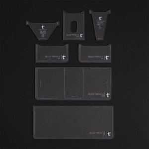 Sablon acrilic portofel tri-pliat Dillon (Dillon Trifold Wallet) - Tandy Leather 58019-00