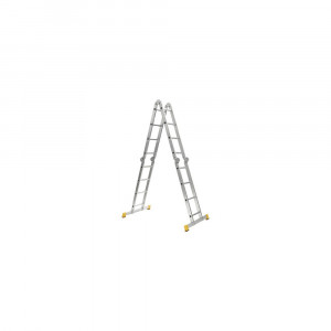 Scara articulata multifunctionala profesionala 4x4 trepte - Img 1
