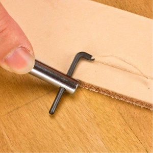 Scula marcare/canelare pielarie, Tandy Leather - Img 2