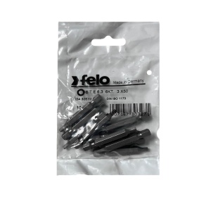 Set 10 biti Felo, seria Industrial profil HEX, E6.3, HX3.0, 50mm - Img 1
