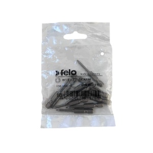 Set 10 biti Felo, seria Industrial profil Torx, E6.3, TX6, 50mm - Img 1