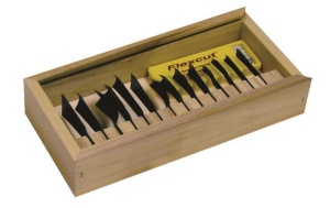 Set 14 dalti electrice pentru sculptura/cioplire lemn, fara maner, Flexcut - Img 1