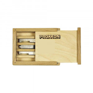 Set 3 cutite pentru filete Proxxon 24540, 8 x 8 x 80 mm, HSS 5% cobalt, pentru strungul PD 250/E