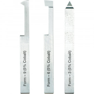 Set 3 cutite pentru filete Proxxon 24552, 10 x 10 x 80 mm, pentru strungul PD 400 - Img 2