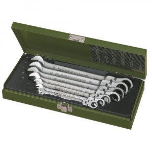 Set chei combinate cu clichet MICRO-COMBISPEEDER Proxxon 23068, 8 - 19 mm, 72 dinti, unghi minim 5 grade - Img 3