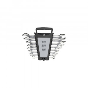 Set chei fixe duble 6-22 mm, 8 piese, crom-vanadiu, Ius Brasov