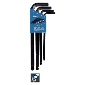 Set chei locas hexagonal lungi cu cap sferic 1,5-10,0 mm /9 piese