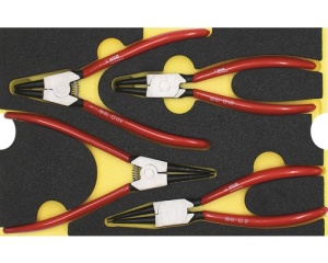 Set clești șpiț vârf rotund WGB 268x38x171 mm, inserție pentru sertare, 4 piese