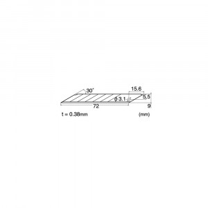 Set cutter INOX cu 10 lame 9 mm, NT Cutter - Img 3