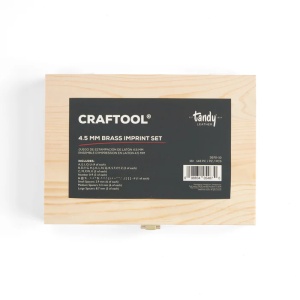 Set de caractere din alama TandyPro Brass Imprint pentru imprimare termica - Tandy Leather - Img 7