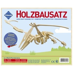 Set de constructie din lemn "Pterodactylus" debitat cu laser Pebaro - Img 2