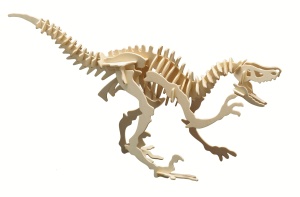Set de constructie din lemn "Velociraptor" debitat cu laser Pebaro