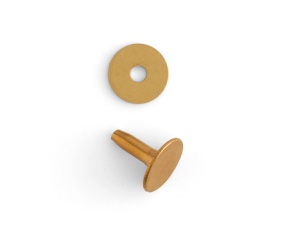 Set nituri cu saibe din alama pt pielarie Tandy Leather, 7 mm