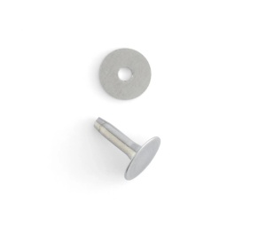 Set nituri cu saibe finisaj aluminiu pentru pielarie Tandy Leather, 9 mm