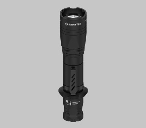 Set tactic Armytek Dobermann Pro Extended Set Warm cu acumulator, incarcator, suport magnetic si filtre