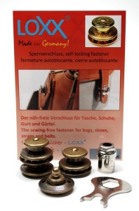 Seturi de incuietoare LOXX pentru genti de piele, diverse finisaje - Img 3