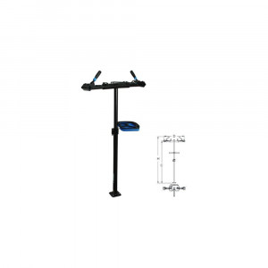 Stand pentru reparare biciclete cu doua falci(cu arc si piulita reglabila) fara farfurie plata, Unior