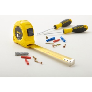Stanley 0-30-457, ruleta clasica 8m, protectie Tylon, tru-zero, 8m x 25mm, blister - Img 4