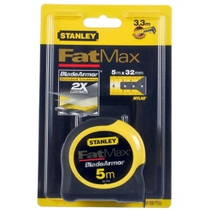 Stanley 0-33-720, ruleta fatmax 5m, Mylar®, BladeArmor, tru-zero, rupere la 3.35m, 5m x 32mm, blister - Img 6