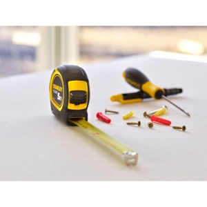 Stanley 1-30-697, ruleta Tylon 5m, tru-zero, protectie din cauciuc, anti-alunecare, 5m x 19mm - Img 5