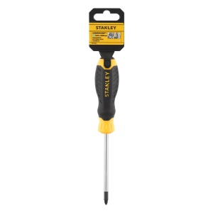 Stanley STHT16163-0, surubelnita Cushion Grip cu varful cruce Pozidrive PZ2 si lungimea tijei de 100mm, PZ2x100 - Img 3