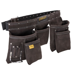 Stanley STST1-80113, curea cu buzunare din piele pentru unelte si scule, 48.6 x 6.8 x 8.9cm - Img 3