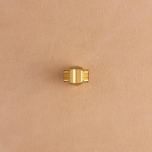 Stanta de embosare din alama, model impletitura cos goala (Hollow Basket Weave) - Tandy Leather 8900-20 - Img 3