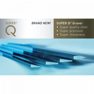 Stihel / gravator manual varf ascutit SUPER Q, Niqua - Img 3