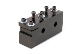 Suport pentru scule multiple cu taiere laterala din spate, 10mm, pentru strung Sherline - Img 1