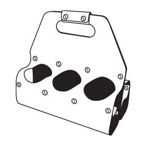 Tipar hartie suport pentru 6 sticle (6 Pack Holder) - Tandy Leather 56455-00
