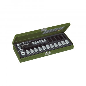 Trusa speciala pentru suruburi TORX Proxxon 23103, 29 piese, chei TX si TTX, cutie din otel - Img 5
