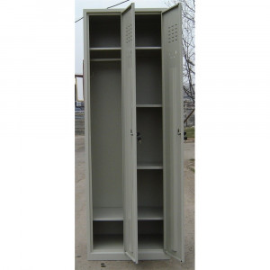 Vestiar 2 usi cu un compartiment cu 4 polite, 600x450x1800 mm - Img 2